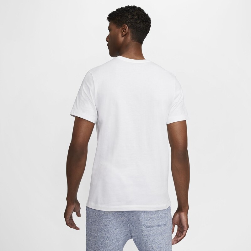 Nike Sportswear Club Men T-Shirt WHITE/BLACK/UNIVERSITY RED