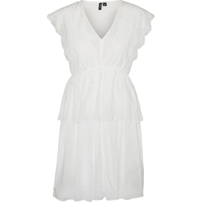 VERO MODA Šaty Josefine bílá
