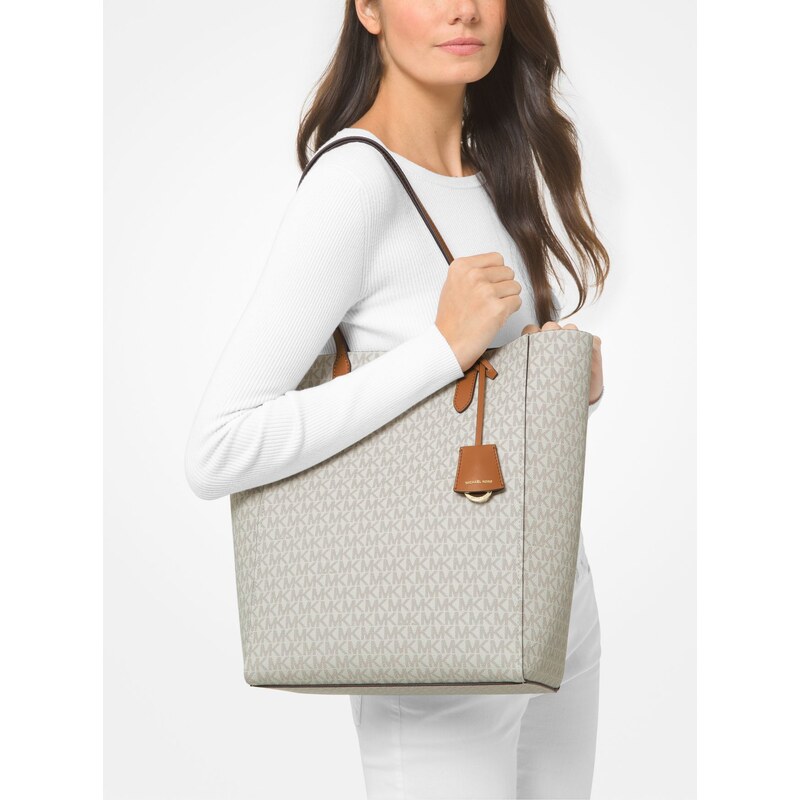 Michael Kors Kabelka Sinclair Large Logo Tote Bag Vanilla Acorn