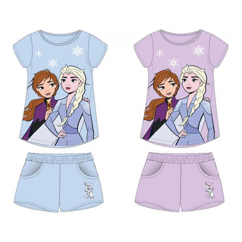Frozen - licence Dívčí letní pyžamo - Frozen FR - 28, fialková