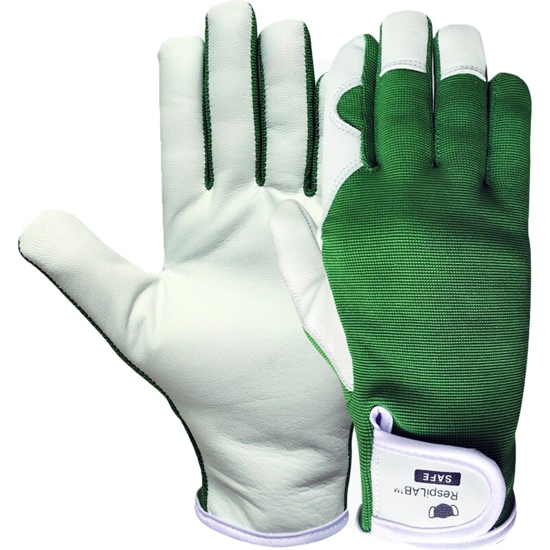 RespiLAB SAFE - Zahrádkářské rukavice (zelené) - PTL 8017