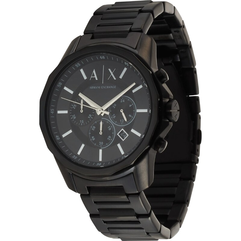 ARMANI EXCHANGE Analogové hodinky černá