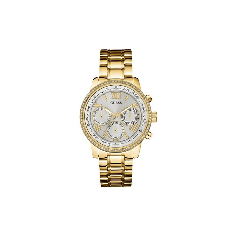 Hodinky Guess Gold-Tone Classic Multifunction Wacth
