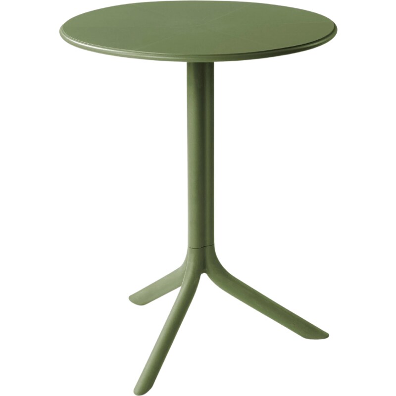 Nardi Zelený plastový zahradní stůl Spritz 60,5 cm