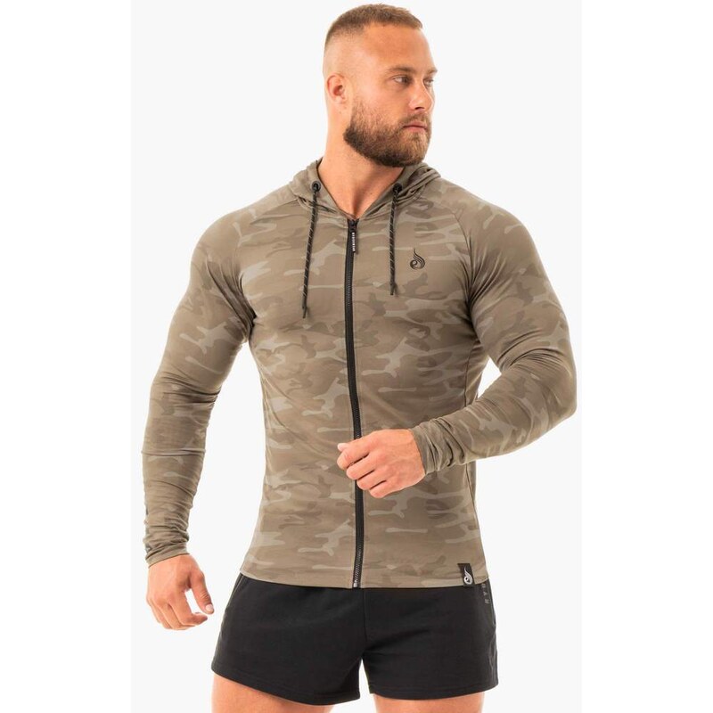 RYDERWEAR COMBAT ZIP UP MIKINA - KHAKI