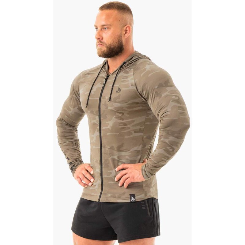 RYDERWEAR COMBAT ZIP UP MIKINA - KHAKI