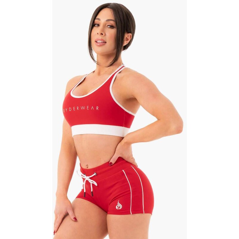 RYDERWEAR TRACK HIGH WAISTED ŠORTKY - RED