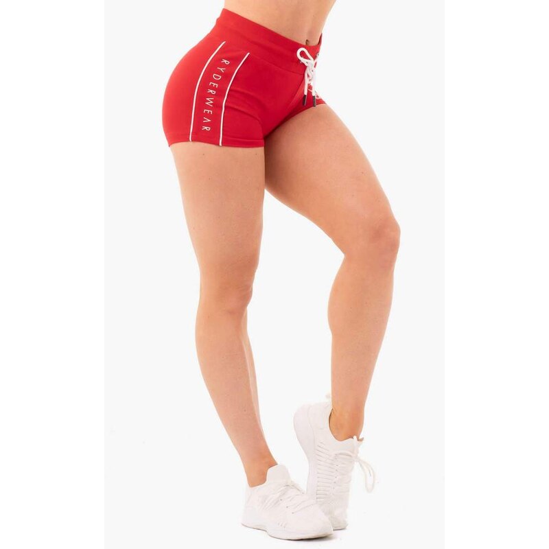 RYDERWEAR TRACK HIGH WAISTED ŠORTKY - RED