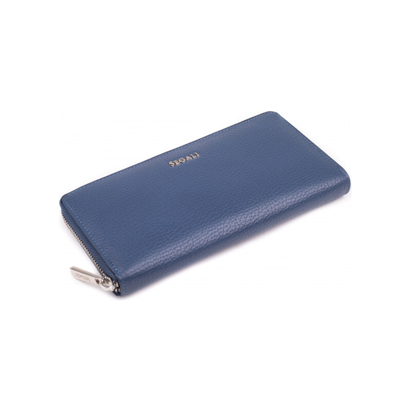 Dámská peněženka kožená SEGALI 7395 tmavě modrá