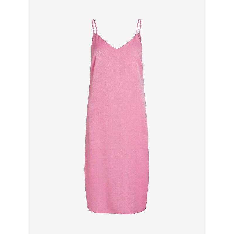 Růžové basic šaty VILA Amazed - Dámské