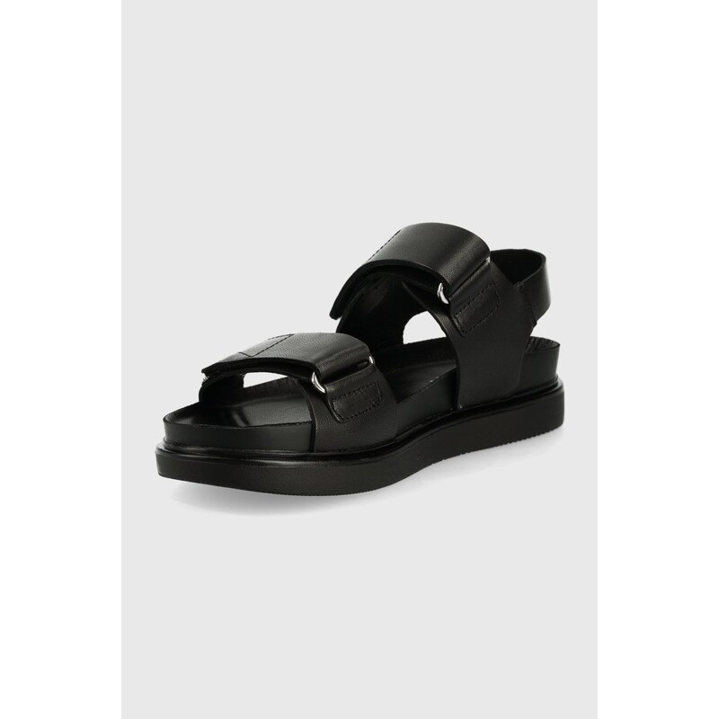 Kožené sandály Vagabond Shoemakers Erin dámské, černá barva, 5332-601-20