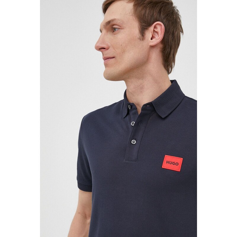 Bavlněné polo tričko Hugo Dereso222