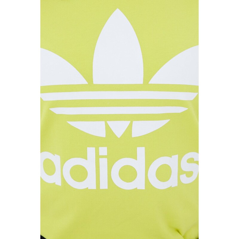 Tričko adidas Originals Adicolor HE6872 zelená barva, HE6872-SHOSLI