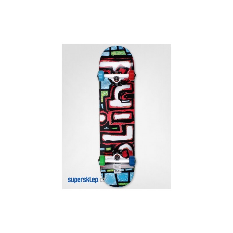 Skateboard Blind OG Logo Stained Glass (Blue/Red)
