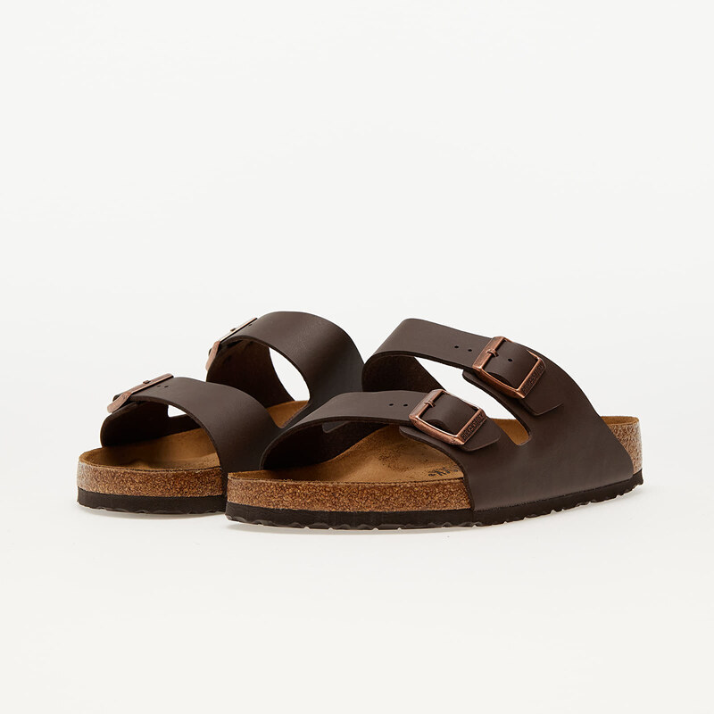 Pánské pantofle Birkenstock Arizona BF Dark Brown