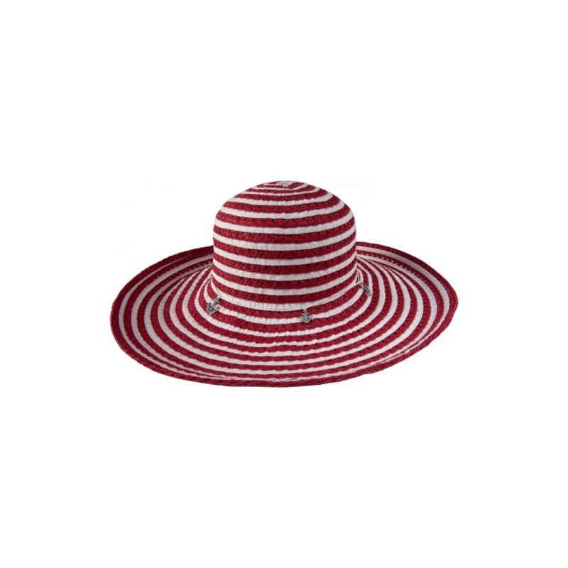 Tonak Dámský slaměný klobouk - červeno-bílý 30353-G13-GT05 AKCE