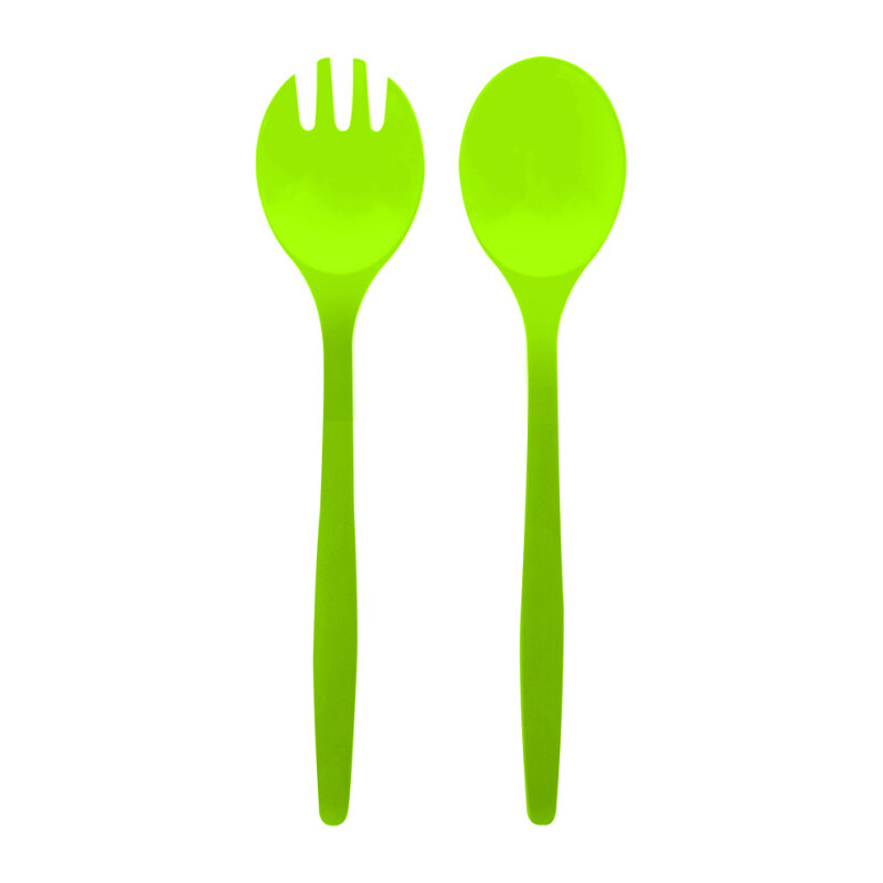 ZAK! designs - Duo příbor na salát, 2ks set-zelený, 32 cm (0204-350)