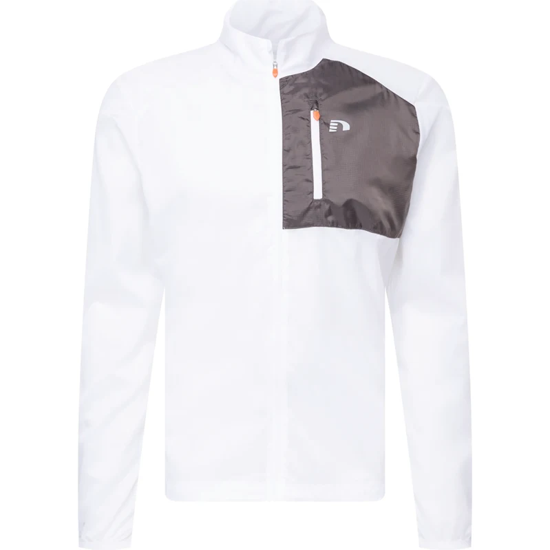 Newline Sportovní bunda tmavě šedá / průhledná / offwhite 113474549