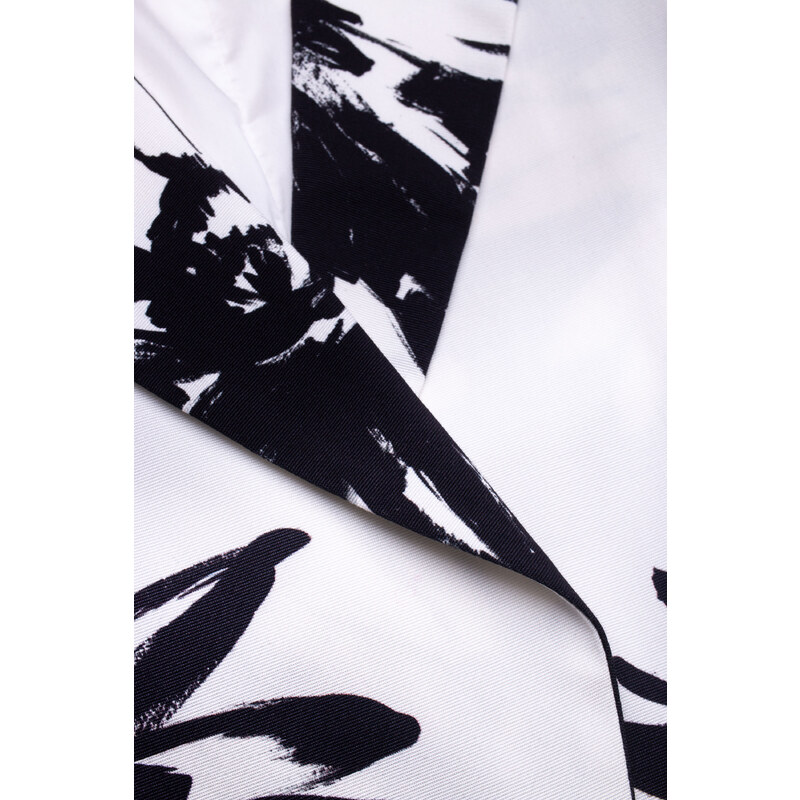 Dámské bílo-černé sako Piero Moretti