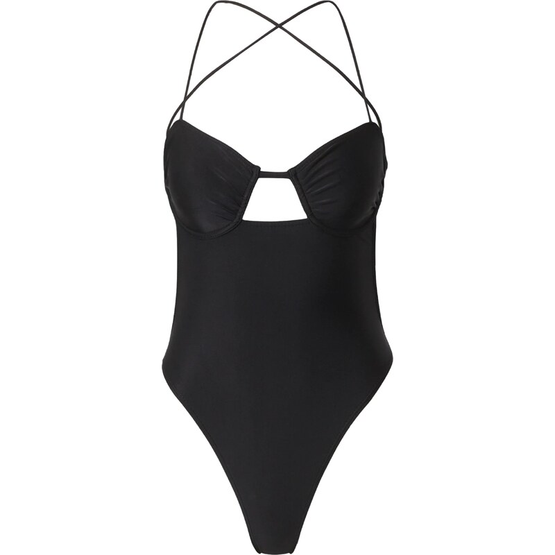 Nasty Gal Plavky černá