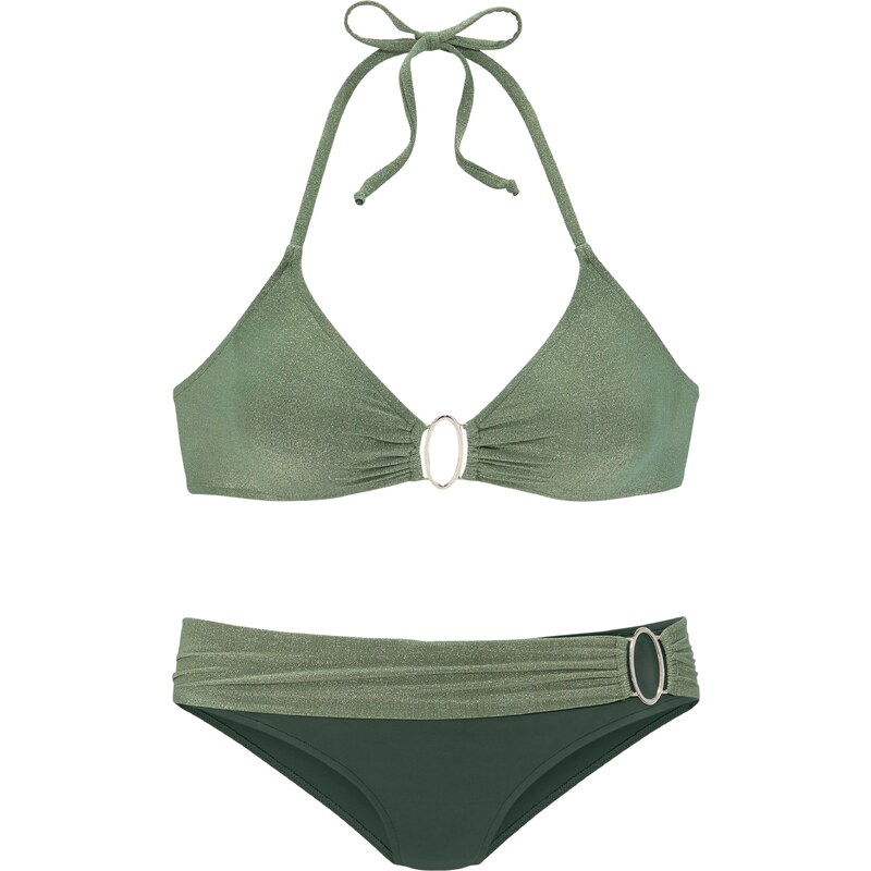 JETTE Bikiny zelená / olivová