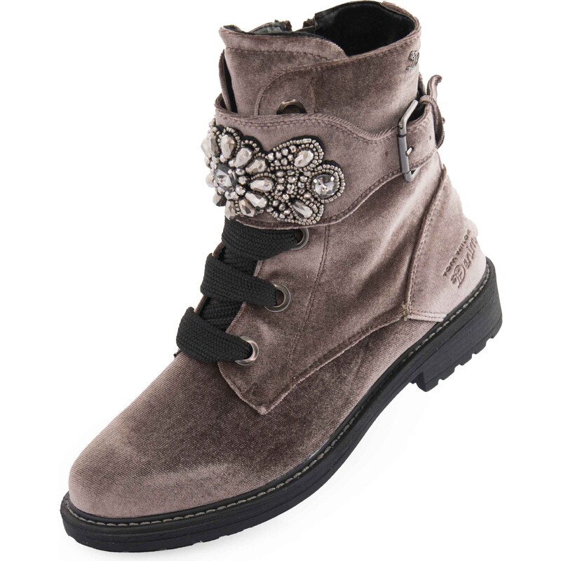 Dámské boty Tom Tailor Stiefel Damen Taupe 39