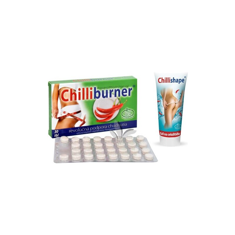Good Nature Chilliburner 30 tbl. + Chillishape - gel na celulitidu 200 ml ZDARMA