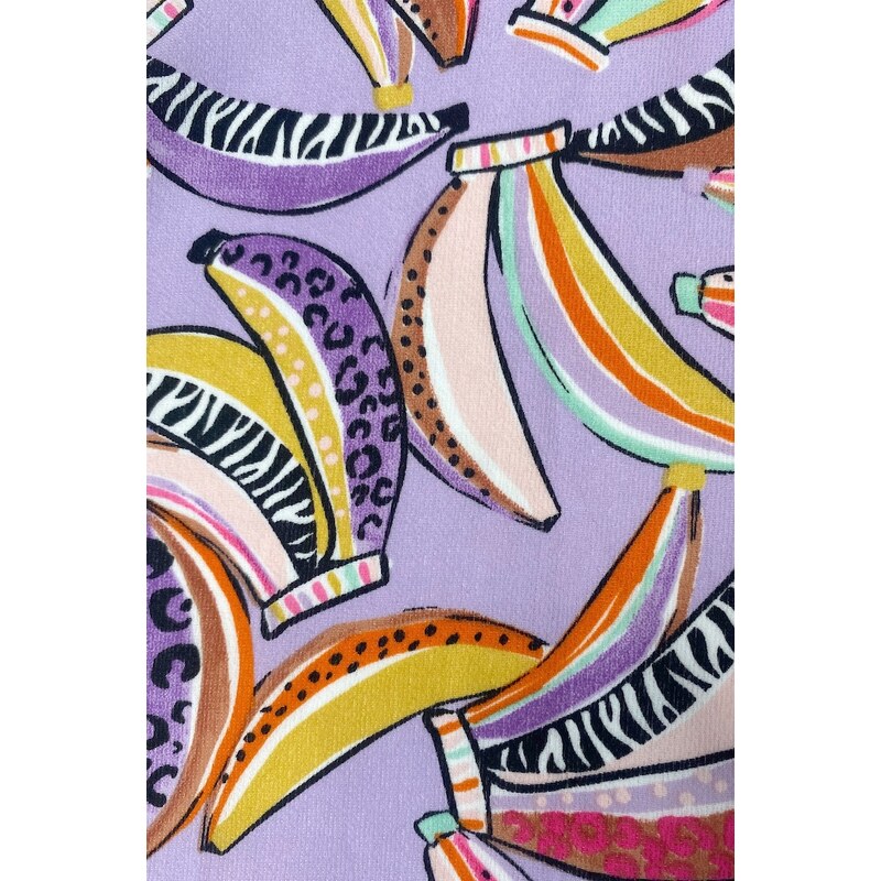 B-nosy Dívčí šaty s volánky barevné Banana