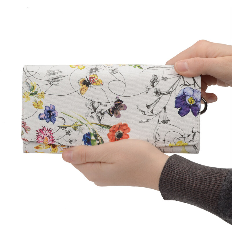 Dámská peněženka ze syntetické kůže Carmelo multicolor 2119 Print
