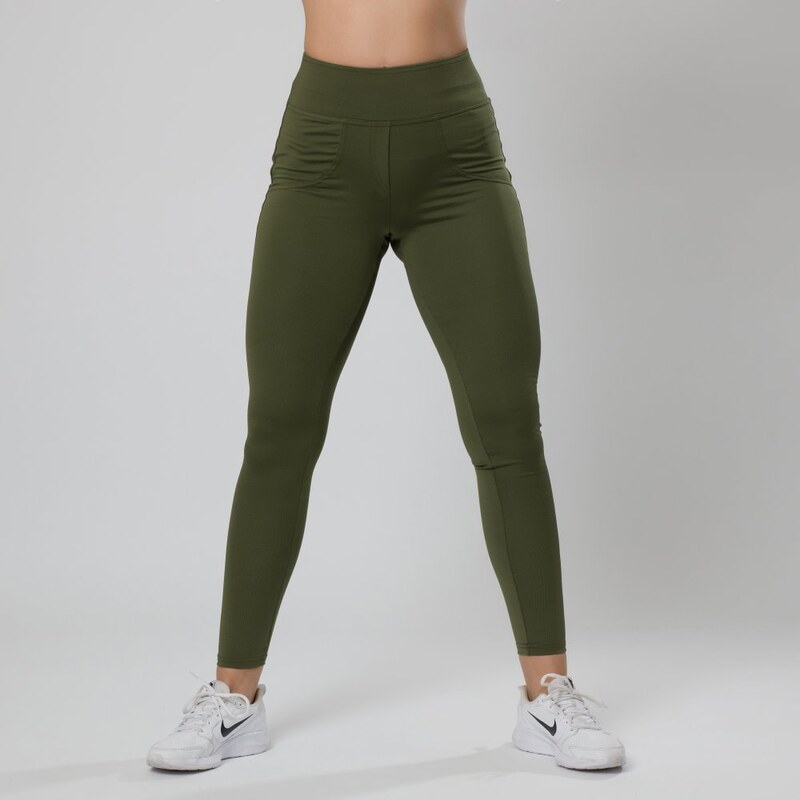 DIS Legíny double push up khaki