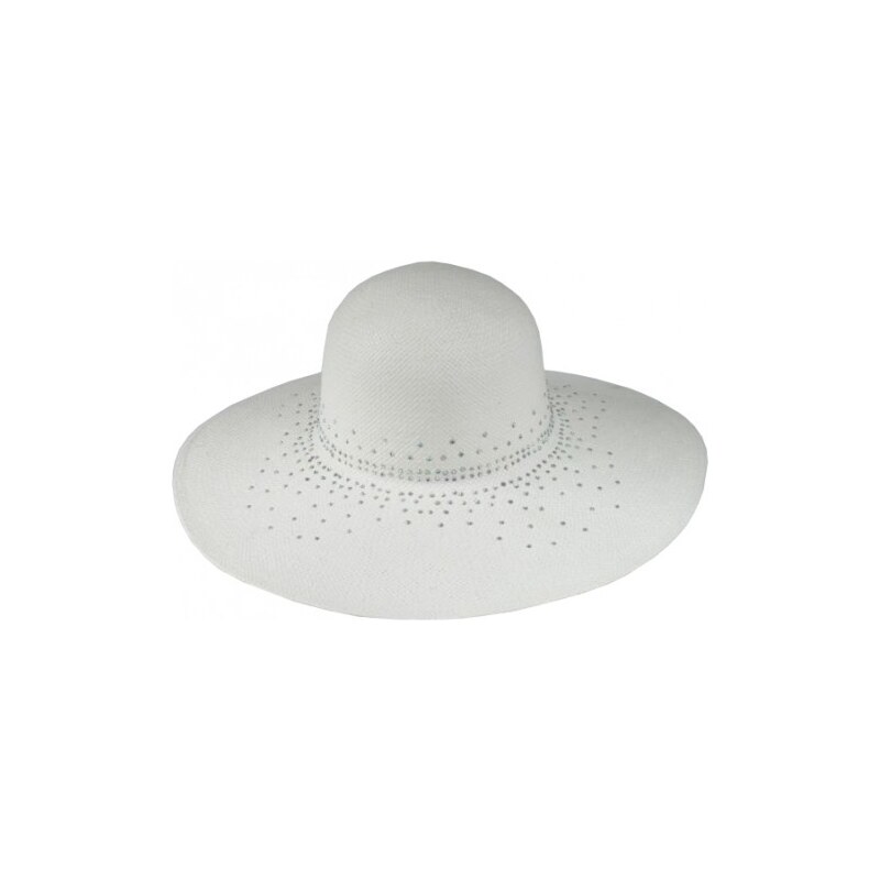 Tonak Dámský slaměný klobouk - bílý 30232-G14 AKCE