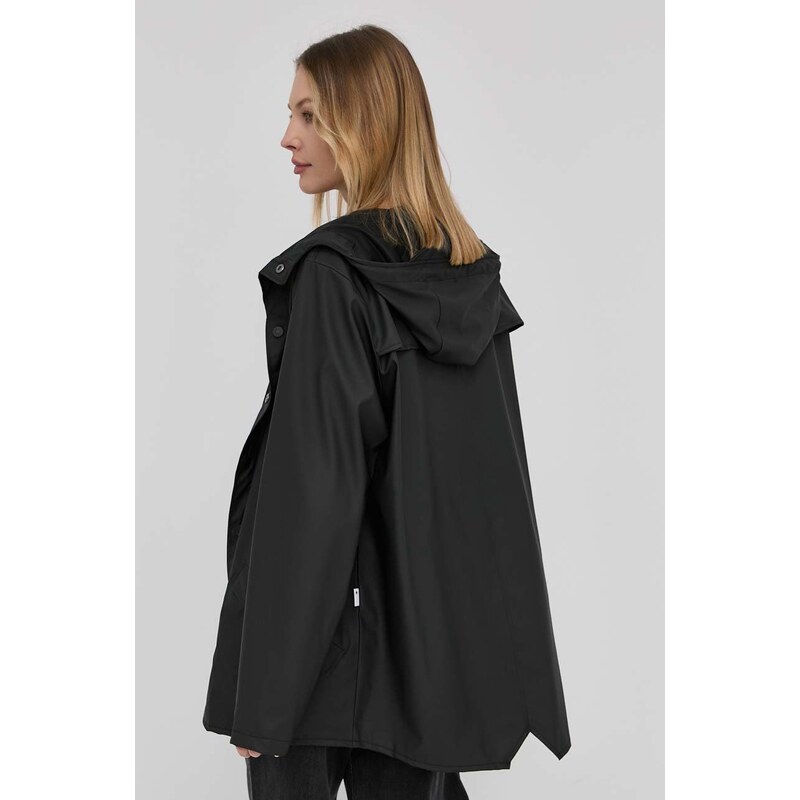 Bunda Rains 12010 Jacket černá barva, přechodná, 12010.01-Black