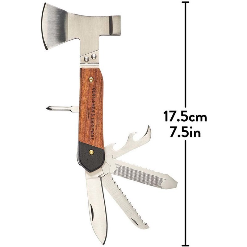 Gentlemen's Hardware Gentelmen's Hardware Multitool z toporkiem 10 w 1