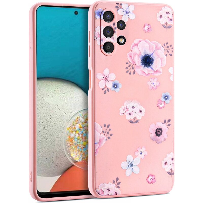 Ochranný kryt pro Samsung Galaxy A53 5G - Tech-Protect, Floral Pink