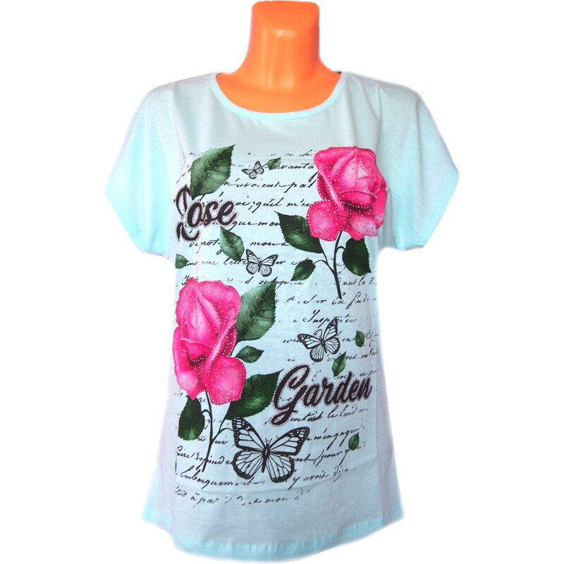 Namso Dámské bavlněné tričko Rose Garden