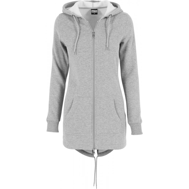 Dámská mikina Urban Classics Ladies Sweat Parka - šedá