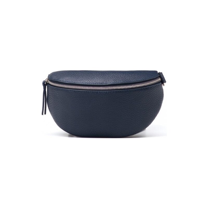 Blaire Kožená crossbody ledvinka Tamra modrá