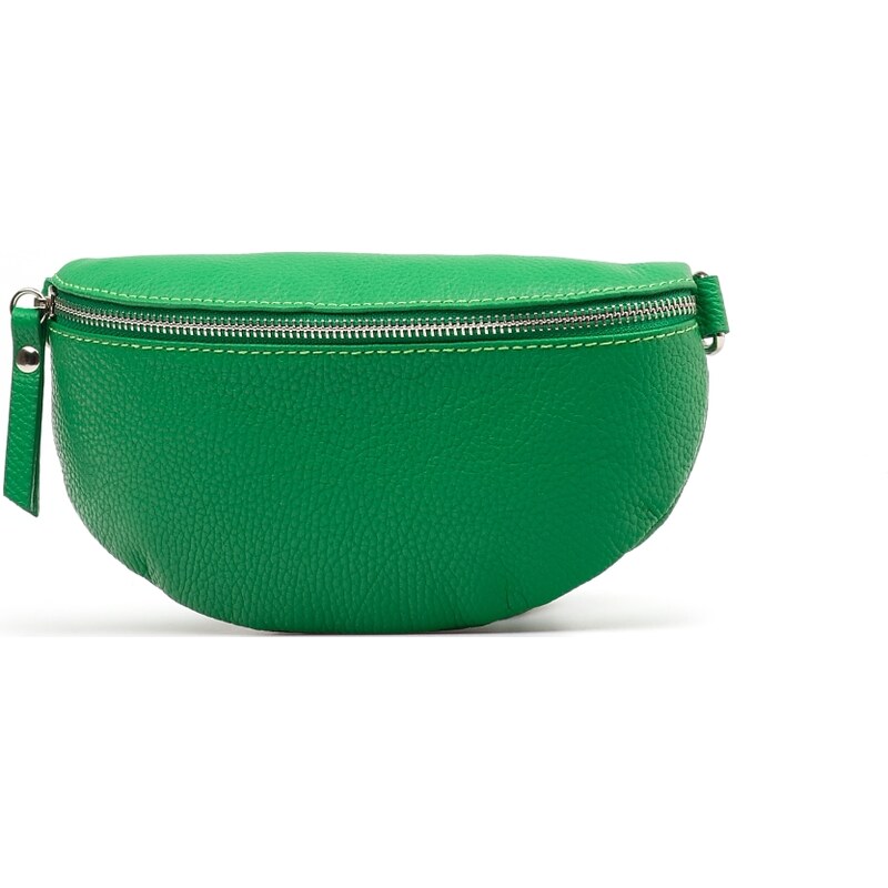 Blaire Kožená crossbody ledvinka Tamra zelená 70020283