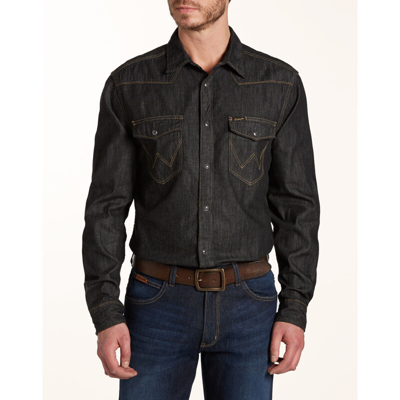 Wrangler pánská džínová košile W58343X7E