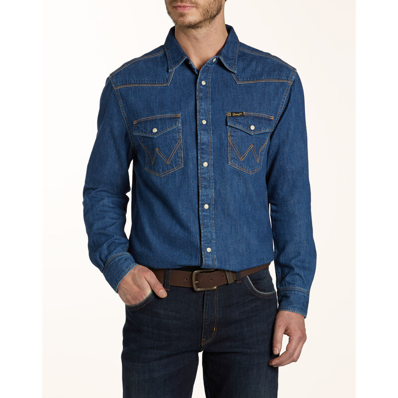 Wrangler pánská džínová košile W5834018E