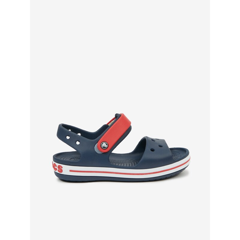 Červeno-modré dětské sandály Crocs - Kluci