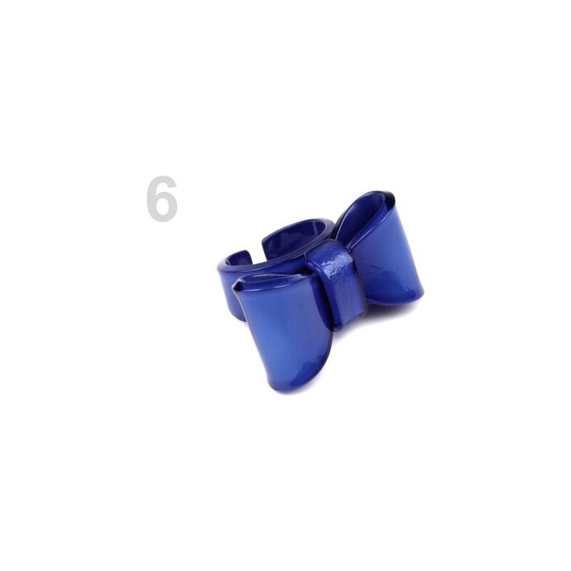 Stoklasa Prsten plastový MAŠLIČKA (1 ks) - 6 modrá