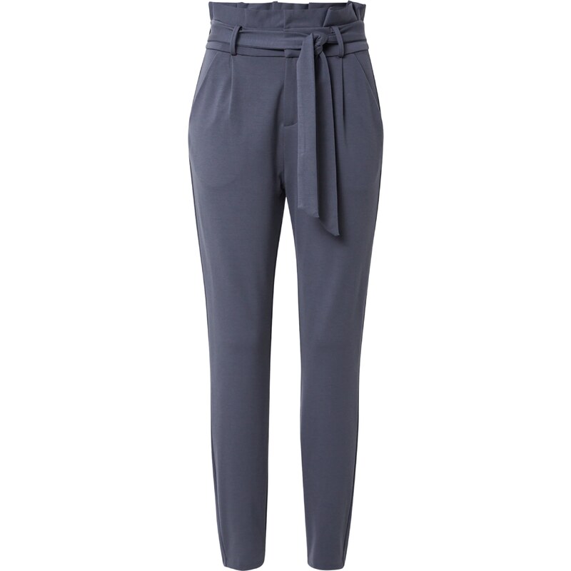 VERO MODA Kalhoty se sklady v pase Eva marine modrá 59080941