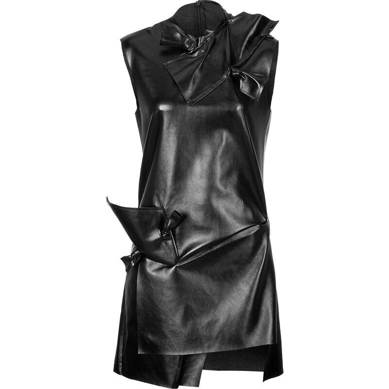 J.W. Anderson Faux Leather Double Airplane Dress