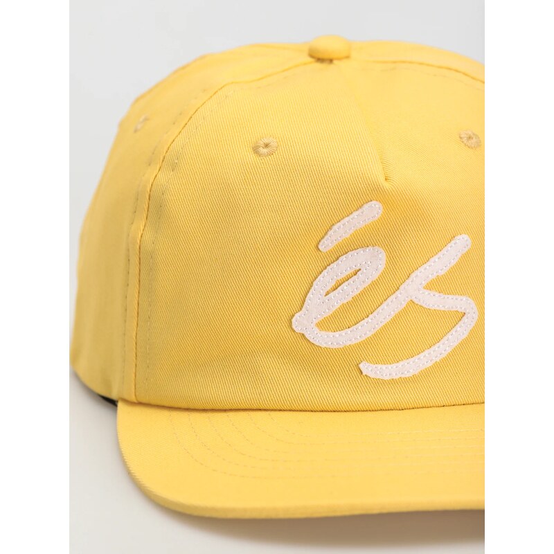 eS Script Applique Snapback (yellow)žlutá