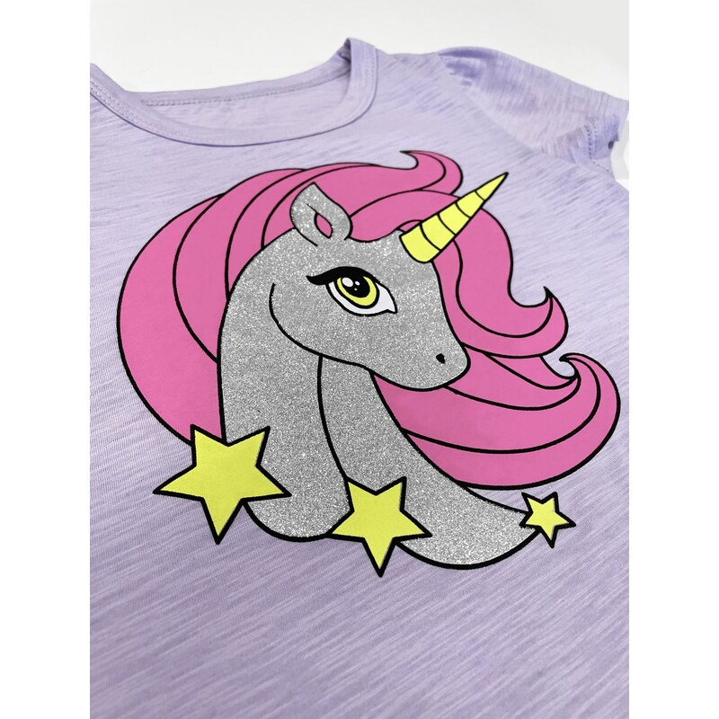 Denokids Unicorn Lilac Girl's T-shirt