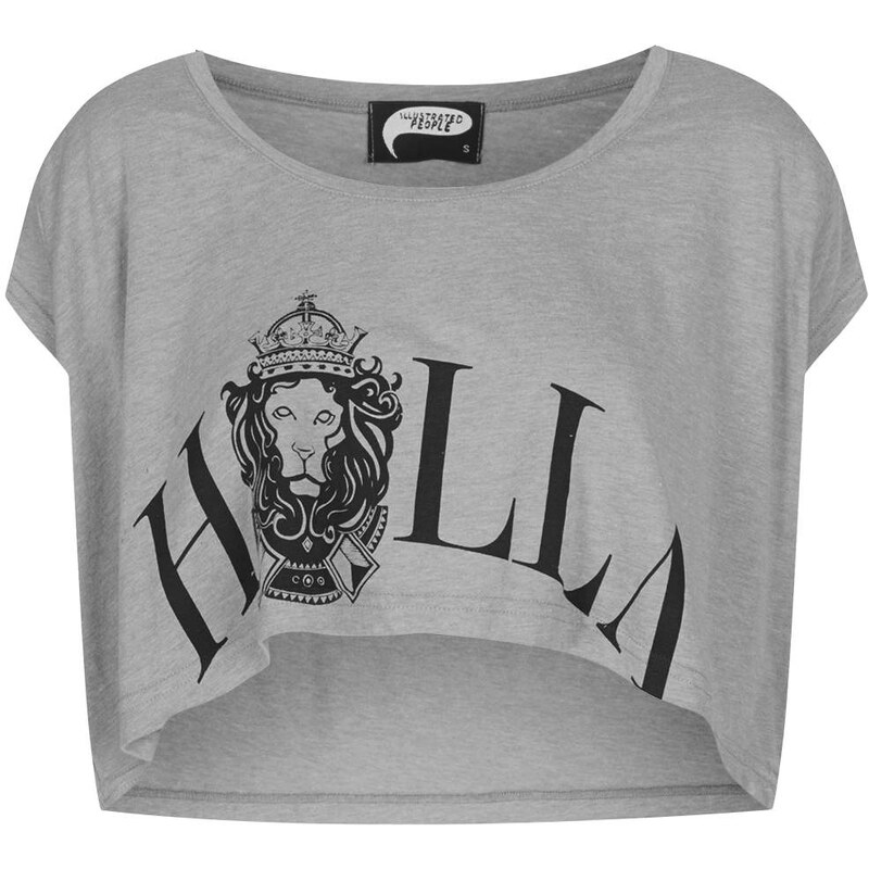 Topshop **Holla Crop Top by Illustrated People