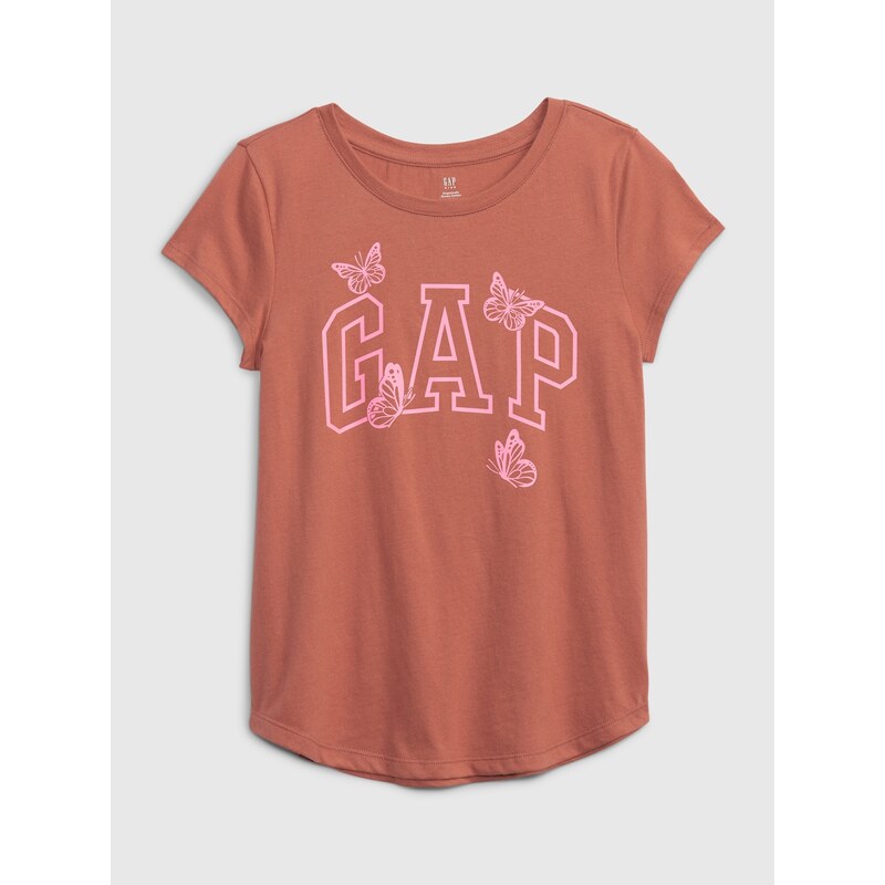 Dětské tričko organic logo GAP - Holky