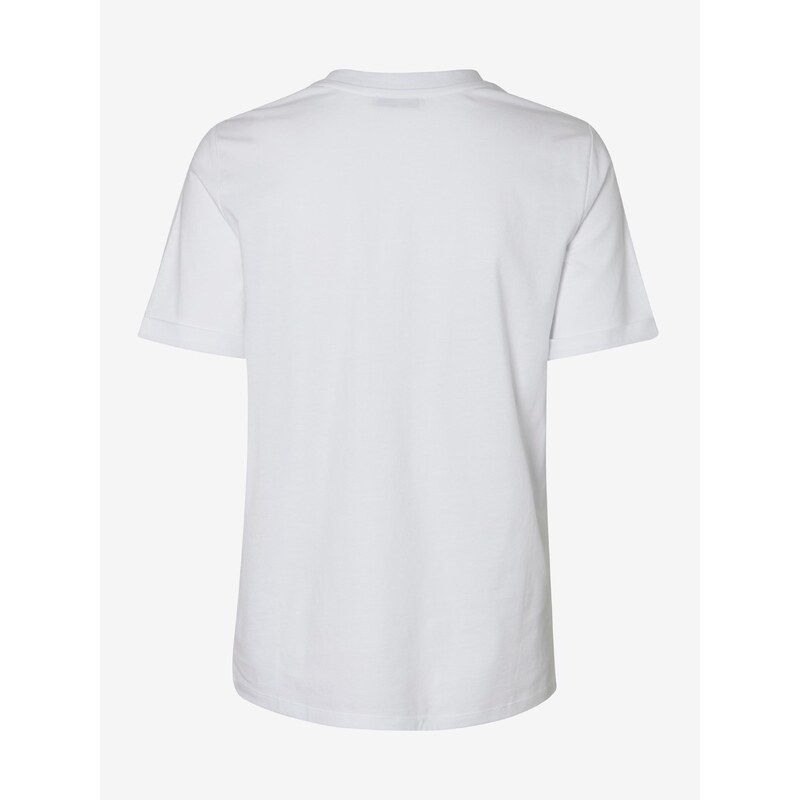Bílé basic tričko Pieces Ria - Dámské
