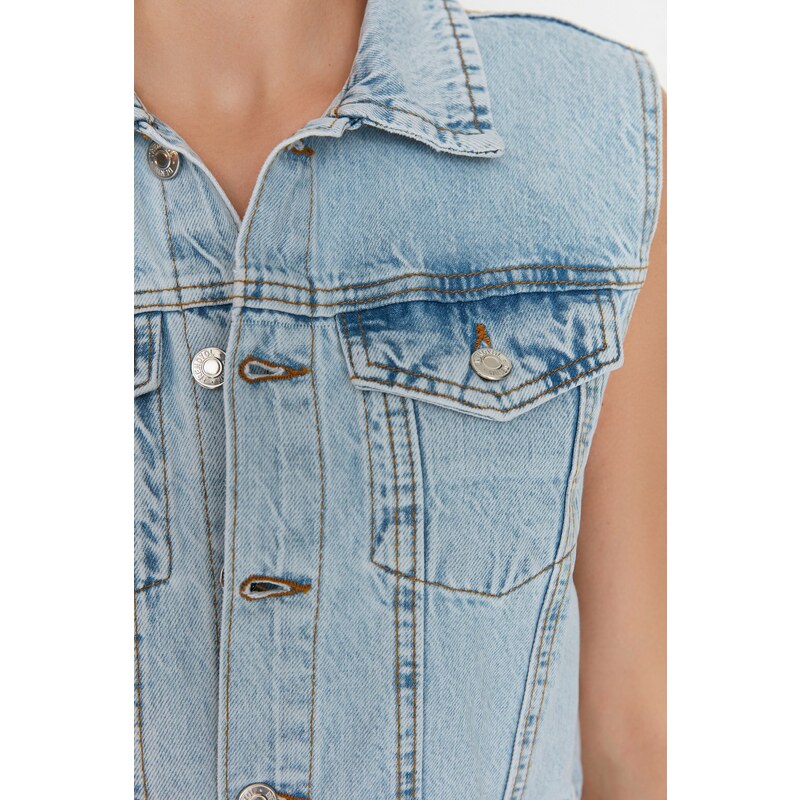 Trendyol Blue Denim Overalls